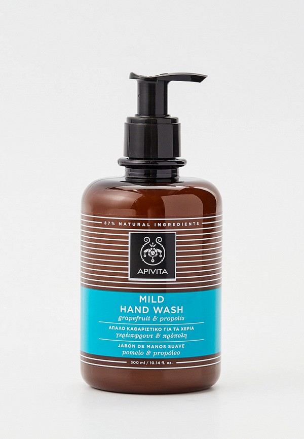 

Мыло Apivita, Прозрачный, с Грейпфрутом и Прополисом, 300 мл