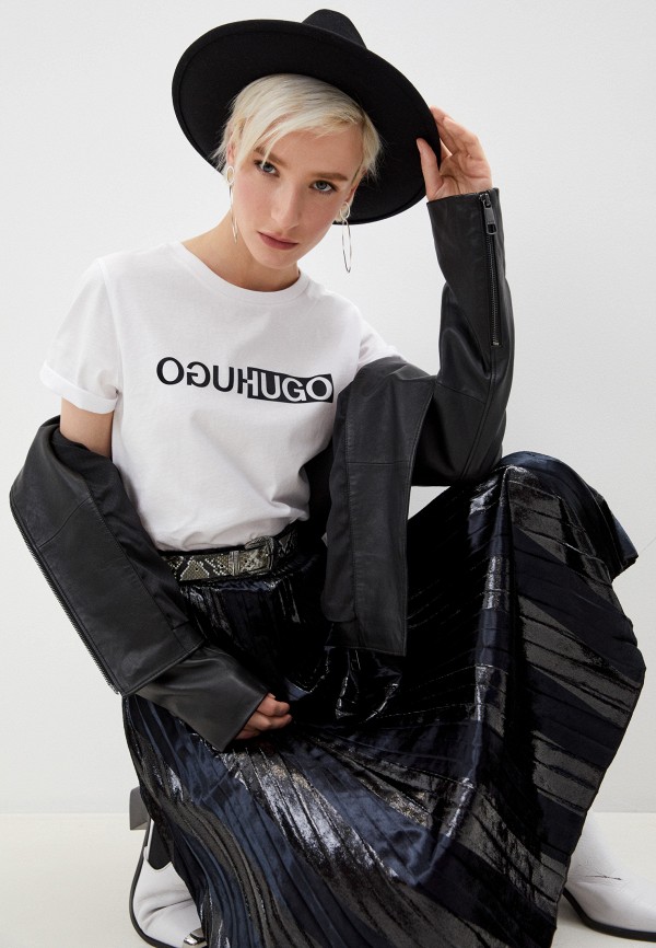 

Футболка Hugo, Белый, The Slim Tee 4