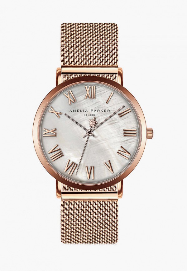 

Часы Amelia Parker, Золотой, Classique Rose gold Mesh