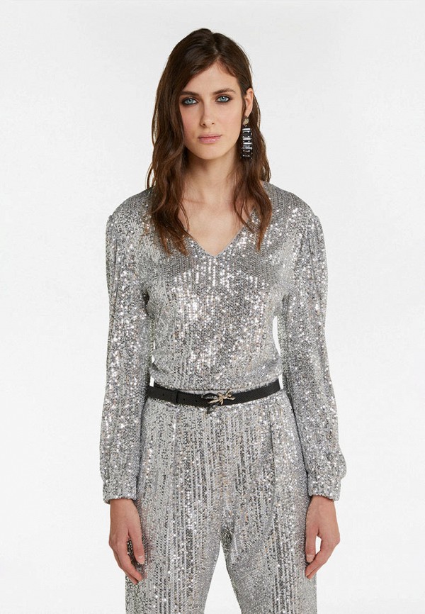 

Блуза Patrizia Pepe, Серебряный