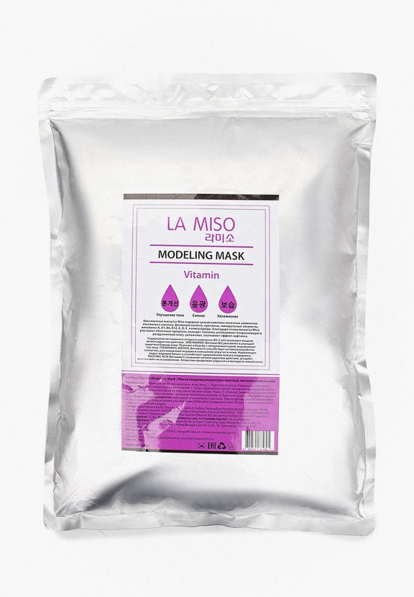 

Маска для лица La Miso, Прозрачный, моделирующая (альгинатная), витаминизирующая, 1000 г