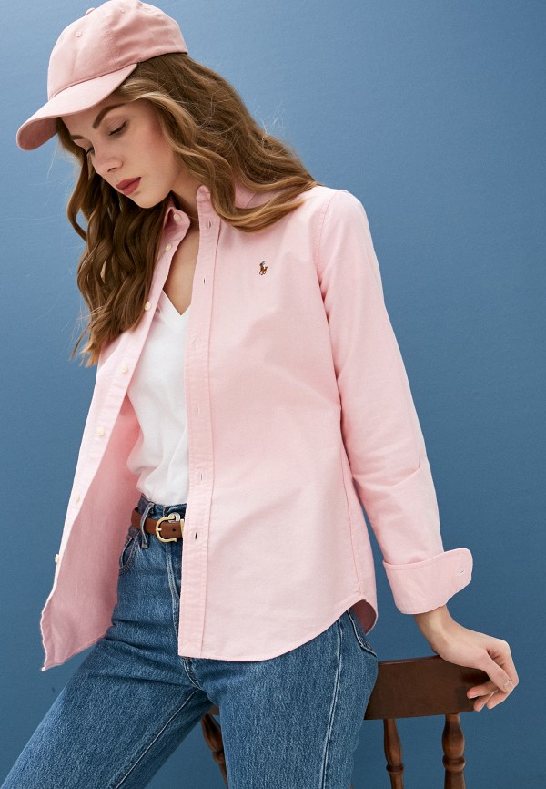 Рубашка Polo Ralph Lauren цвет розовый  Фото 2