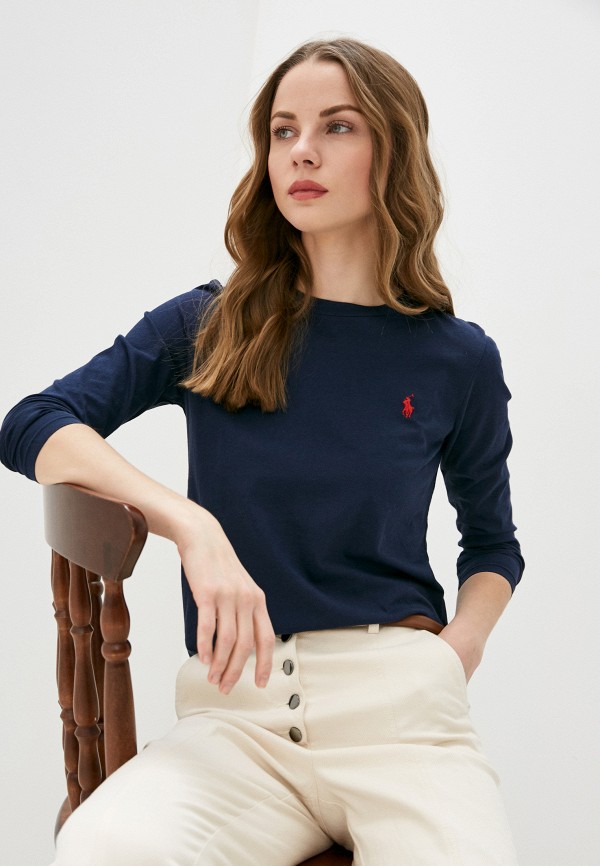 Лонгслив Polo Ralph Lauren цвет синий 