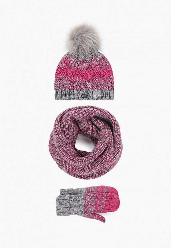 

Комплект Jagga, Розовый, шапка и снуд 35х120 см
