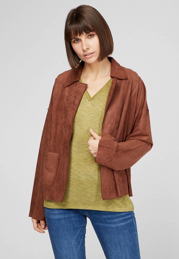 

Куртка кожаная Esprit, Коричневый