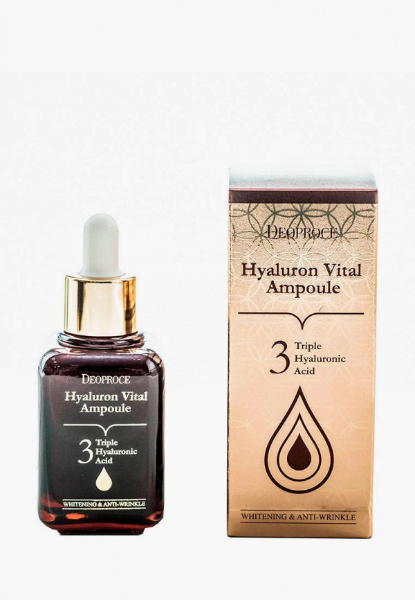 

Сыворотка для лица Deoproce, Красный, Deoproce Hyaluron Vital Ampoule, 50 мл