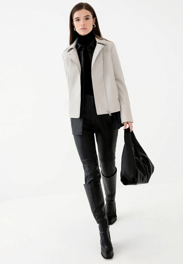 фото Куртка кожаная zarina