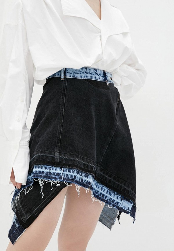 

Юбка джинсовая WhyNotDenim, Черный, WhyNotDenim MP002XW04JZS