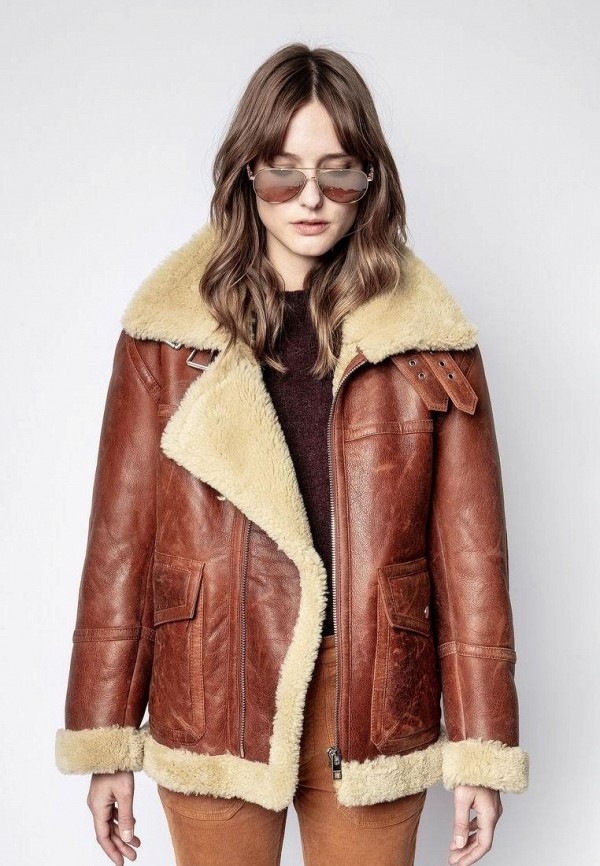 

Дубленка Zadig & Voltaire, Коричневый