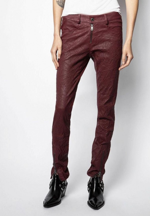 

Брюки Zadig & Voltaire, Бордовый