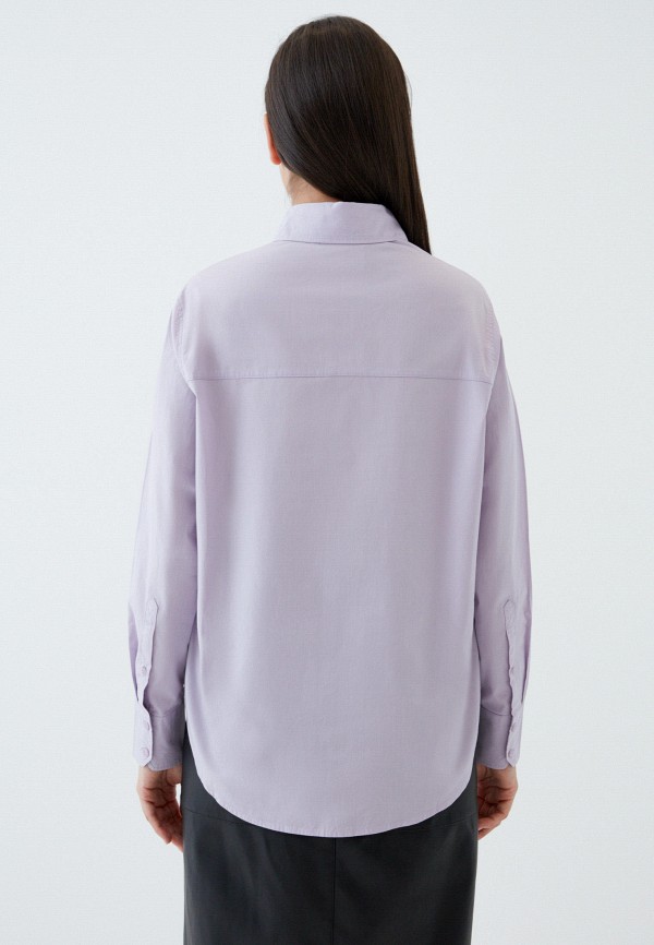 Рубашка Zarina цвет фиолетовый  Фото 3