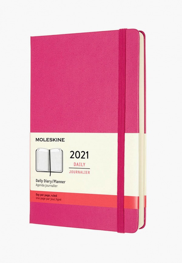 

Ежедневник Moleskine, Розовый, 12M DAILY LG BOUGAINVILLEA PINK HARD