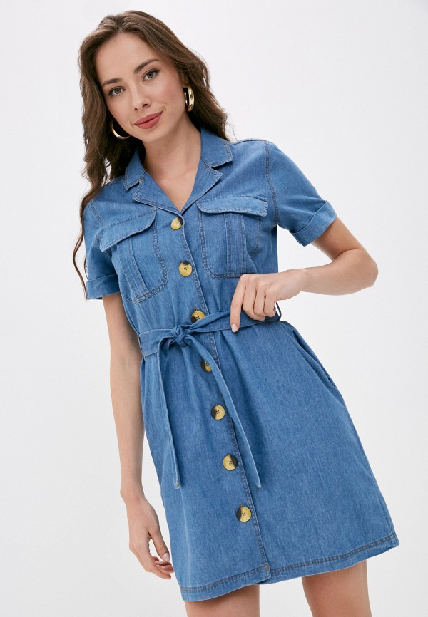 

Платье Mavi, Голубой, Short Sleeve Dress