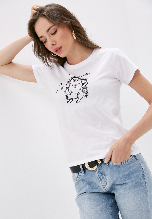 

Футболка Mavi, Белый, Hedgehog Printed T-Shirt