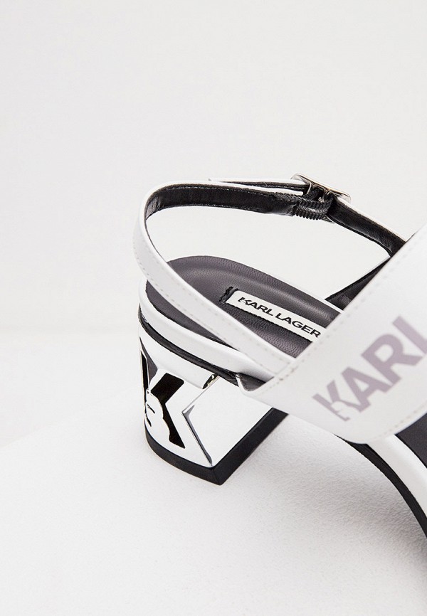 Босоножки Karl Lagerfeld цвет белый  Фото 4