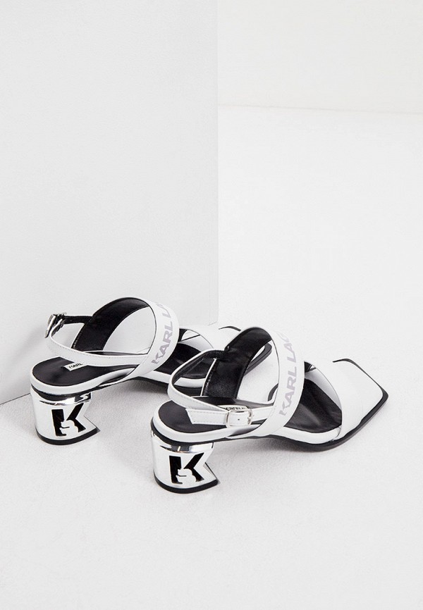 Босоножки Karl Lagerfeld цвет белый  Фото 5
