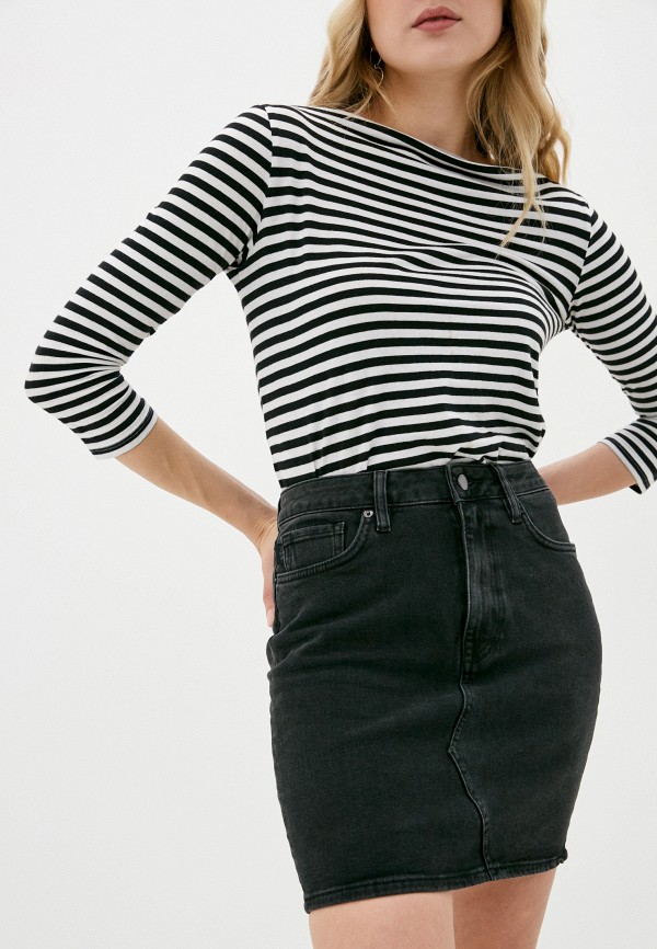 

Юбка джинсовая Superdry, Серый, High Rise Mini Skirt