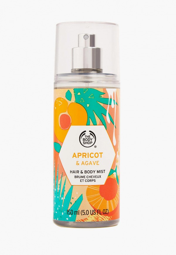 

Спрей для тела The Body Shop, Прозрачный, и волос "Абрикос и агава"