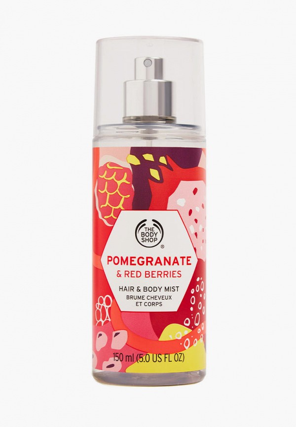 

Спрей для тела The Body Shop, Прозрачный, и волос "Гранат и красные ягоды"