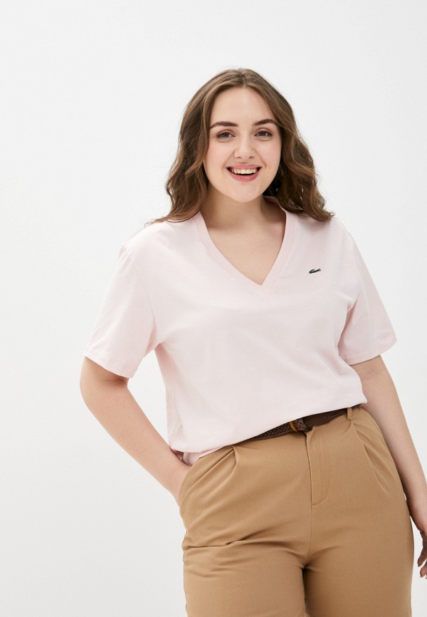 

Футболка Lacoste, Розовый