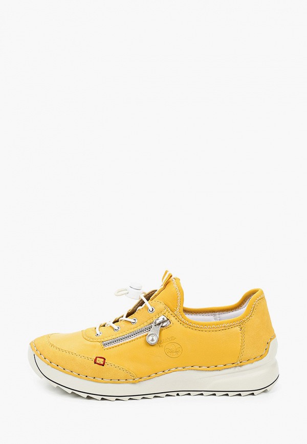 Ботинки Rieker желтого цвета
