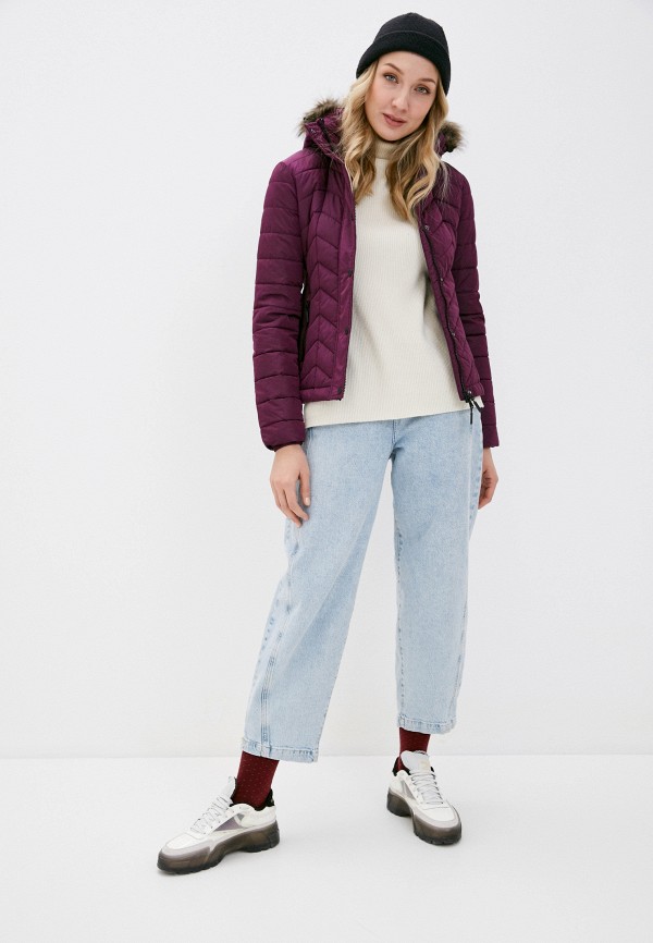 

Куртка утепленная Superdry, Фиолетовый, LUXE FUJI PADDED JACKET