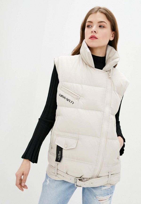 

Жилет утепленный Miss Sixty, Бежевый, Miss Sixty MP002XW04WGY