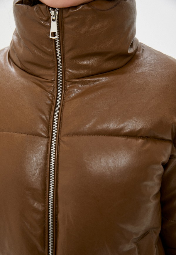 Куртка кожаная Fadjo цвет коричневый  Фото 5