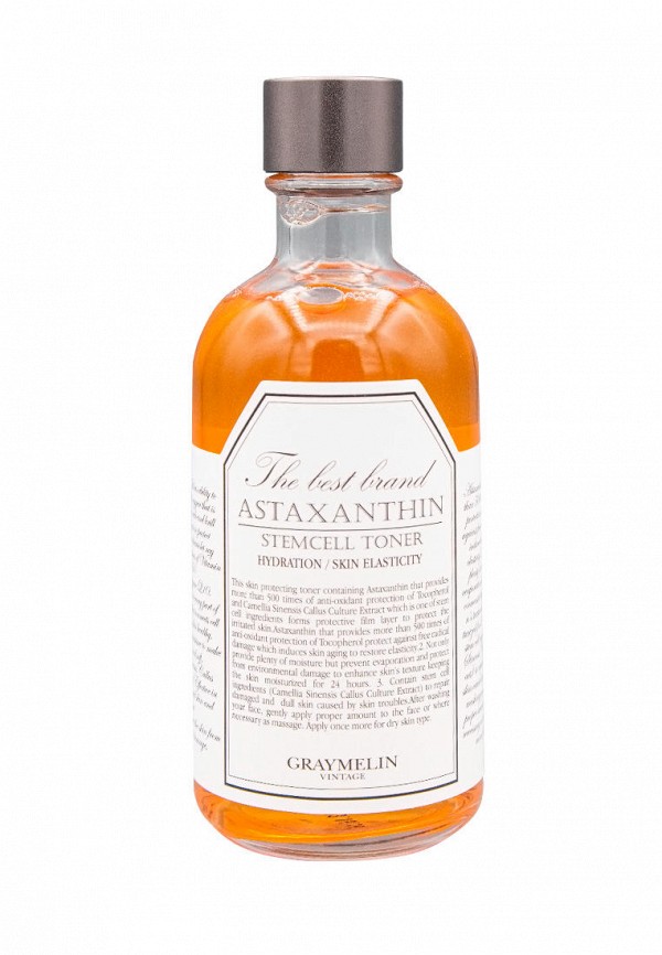 

Тонер для лица Graymelin, Оранжевый, Graymelin Astastem Cell Anti-Wrinkle Toner, 130 мл