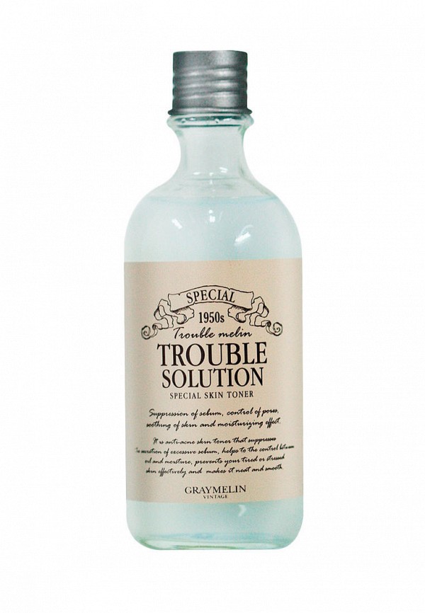 

Тонер для лица Graymelin, Белый, Graymelin Trouble Solution Special Skin, 130 мл