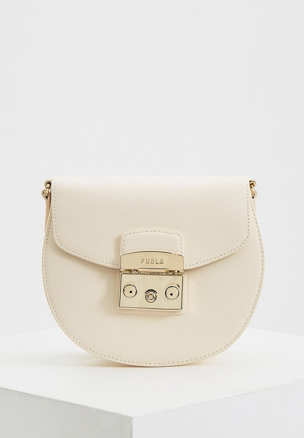 

Сумка Furla, Бежевый, METROPOLIS MINI CROSSBODY ROUND