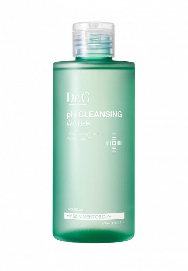 

Вода для снятия макияжа Dr.G, Зеленый, с нейтральным pH PH CLEANSING WATER с нейтральным pH, 200 мл