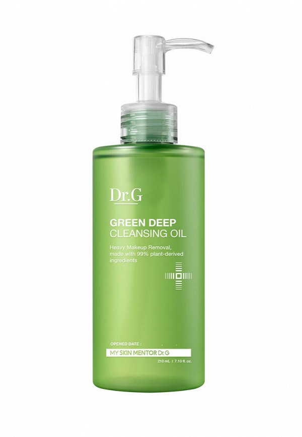 

Гидрофильное масло Dr.G, Зеленый, для глубокого очищения GREEN DEEP CLEANSING OIL, 210 мл\