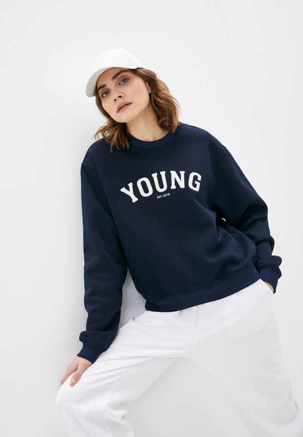 

Свитшот Young&Beautiful, Синий