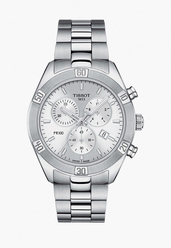 

Часы Tissot, Серебряный, PR100 LADY SPORT CHIC CHRONOGRAPH