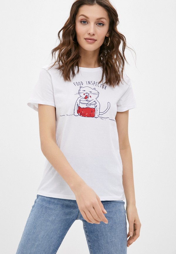 

Футболка Mavi, Белый, CAT PRINTED TSHIRT