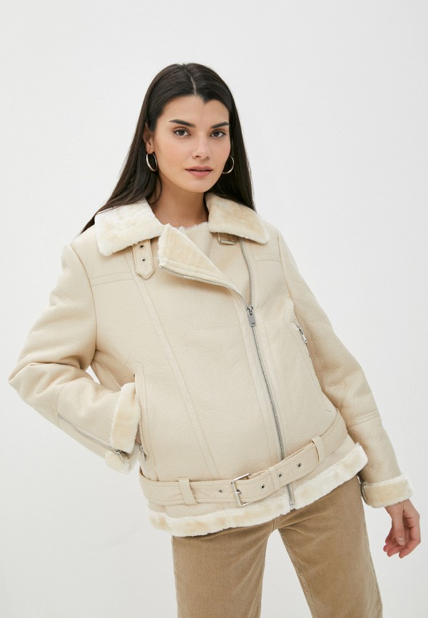 

Дубленка Topshop, Бежевый