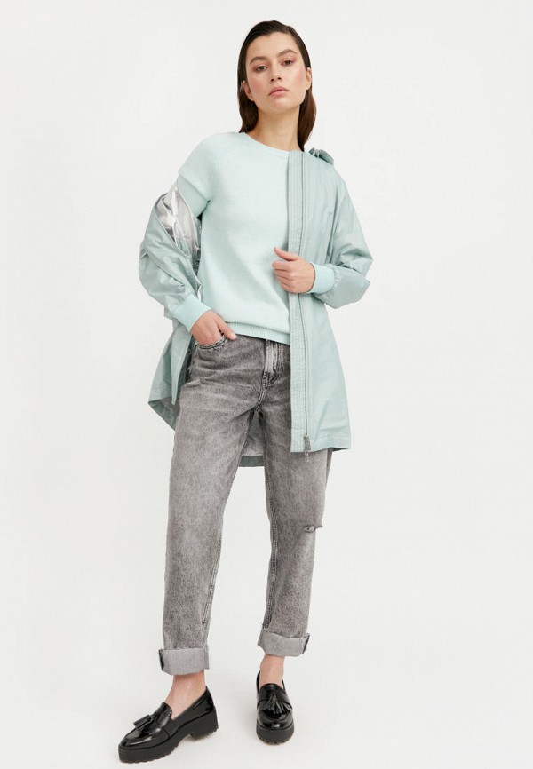 Плащ Finn Flare бирюзовый, размер 42, фото 2