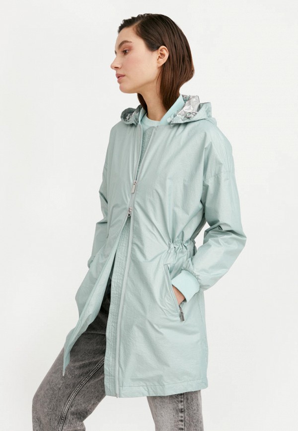 Плащ Finn Flare бирюзовый, размер 42, фото 4