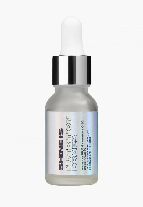 

Сыворотка для лица Shine Is, Прозрачный, Squalane 98,5% + Vitamin E 0,5 % Repair Complex, 15 мл