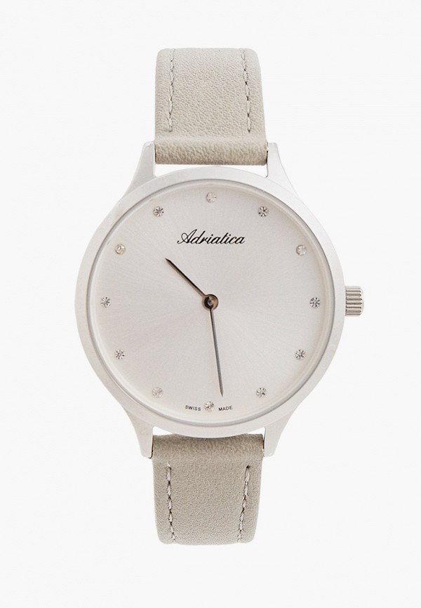 Часы Adriatica цвет серый 