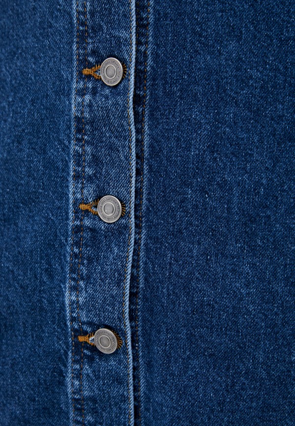 Юбка джинсовая Sela цвет синий  Фото 4