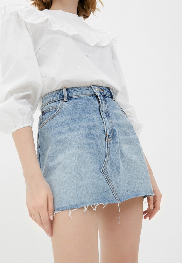 

Юбка джинсовая Topshop, Голубой