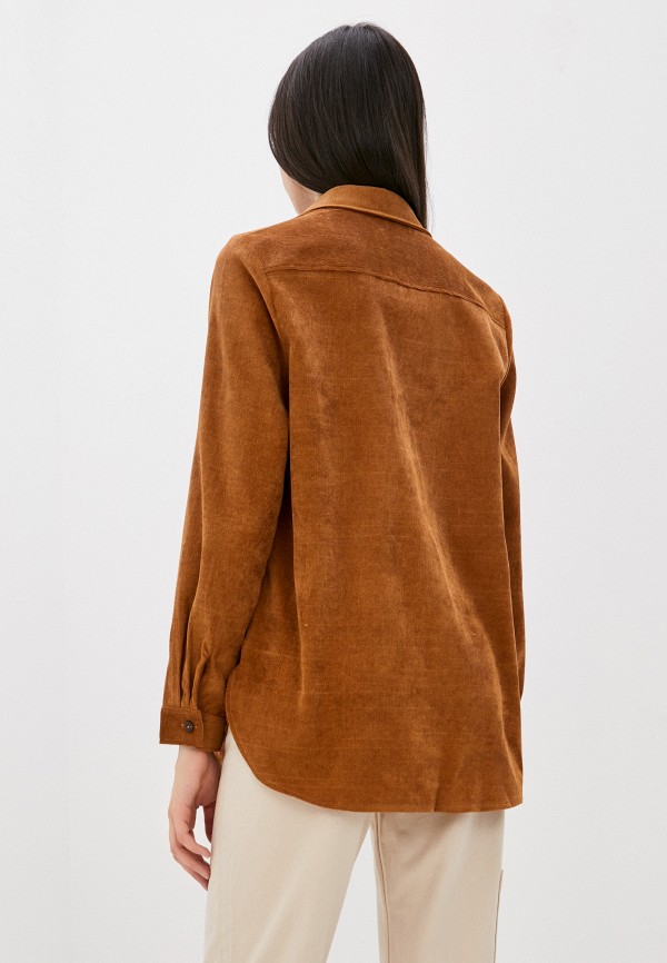 Рубашка Adele Fashion цвет коричневый  Фото 3