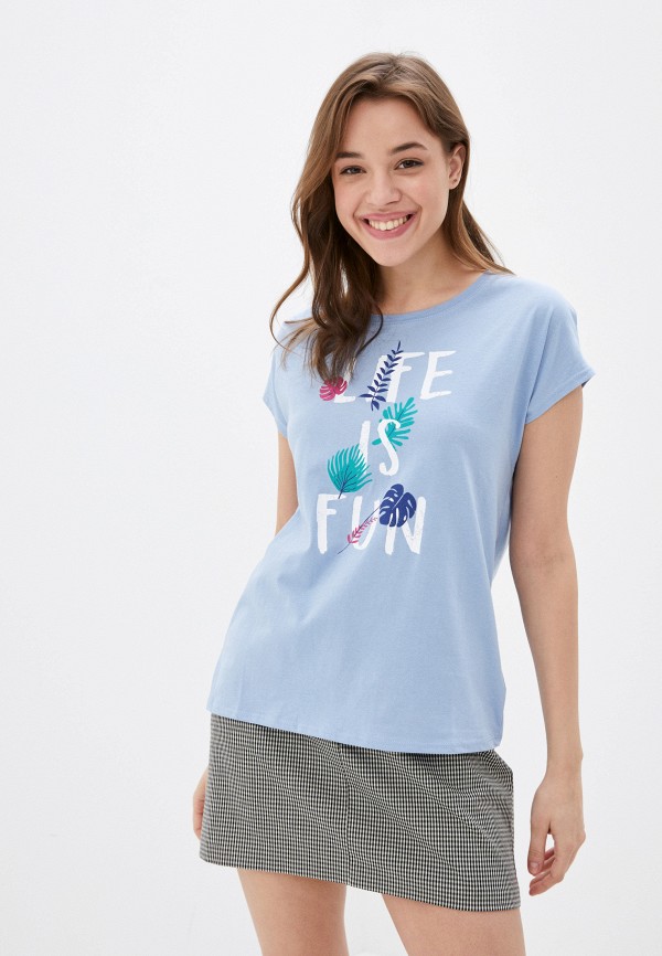 

Футболка Mavi, Голубой, LIFE IS FUN PRINTED TSHIRT