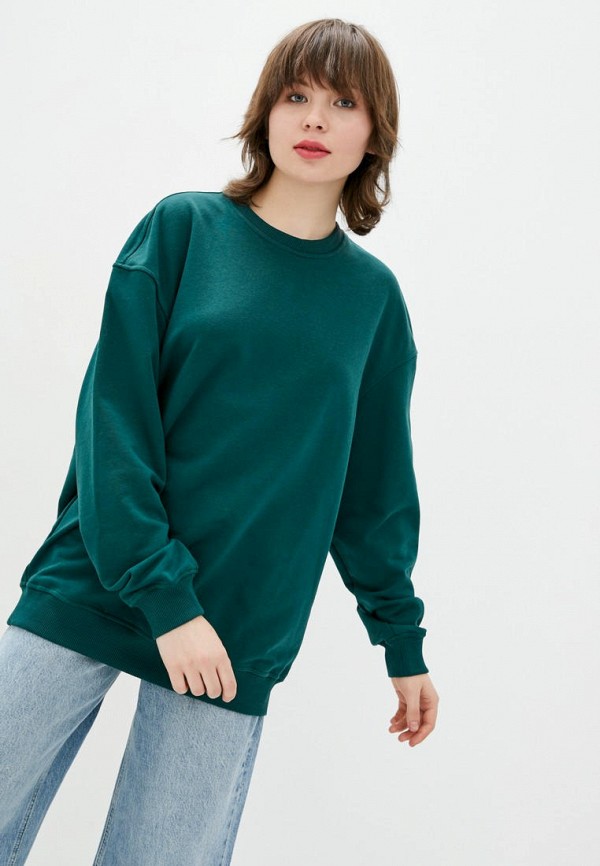 

Свитшот Pate, Бирюзовый, Oversize