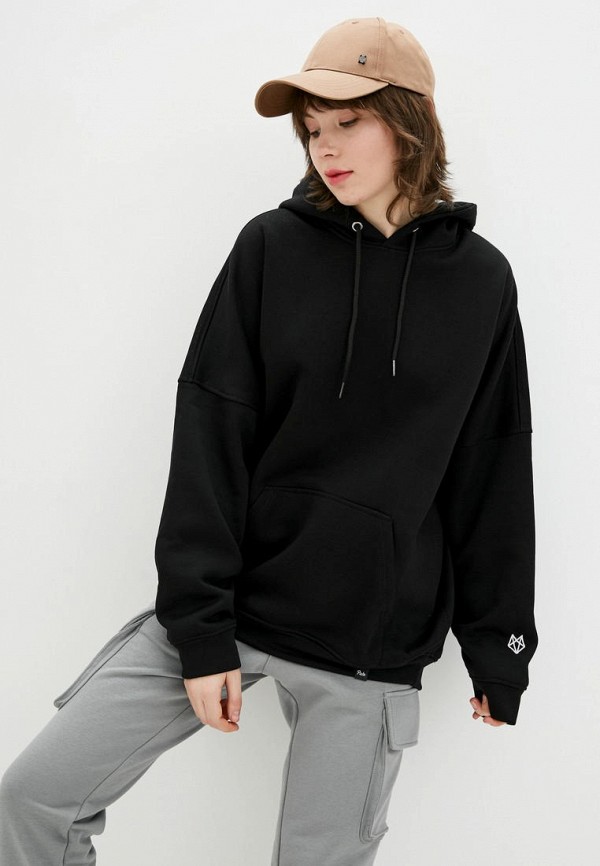 

Худи Pate, Черный, Oversize+