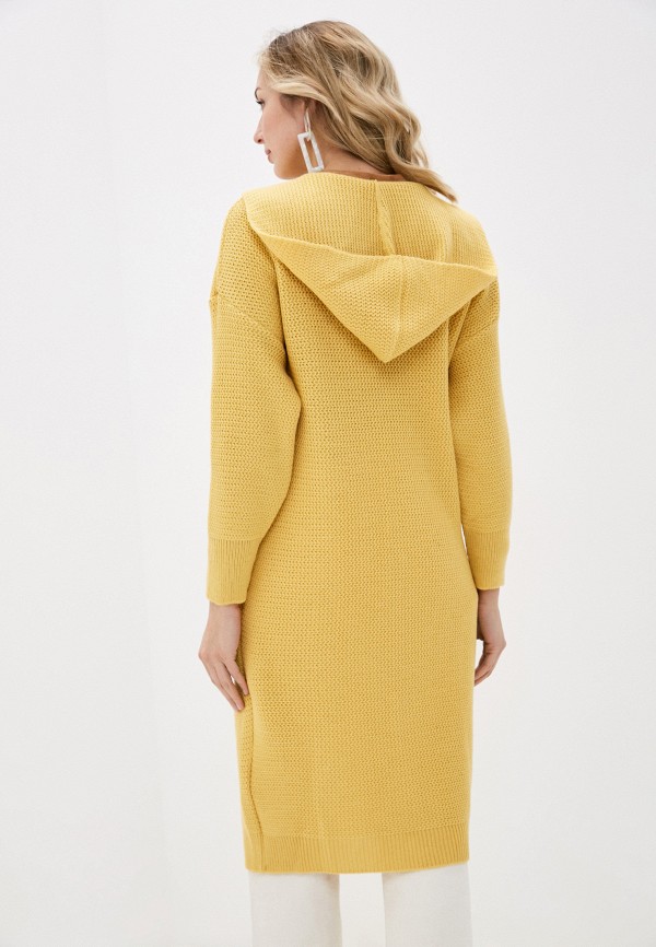Кардиган Стим желтый, размер 42, фото 3