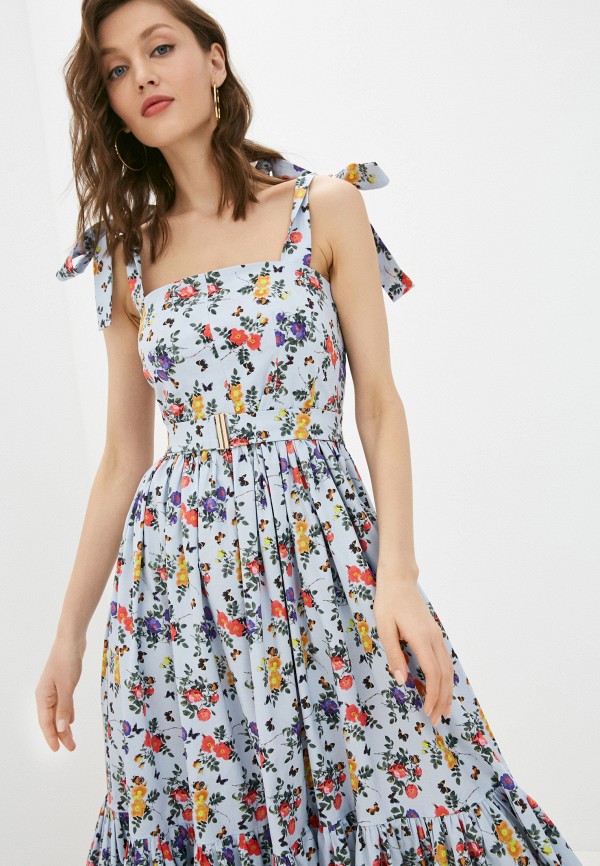 Сарафан СелфиDress голубой, размер 40, фото 2