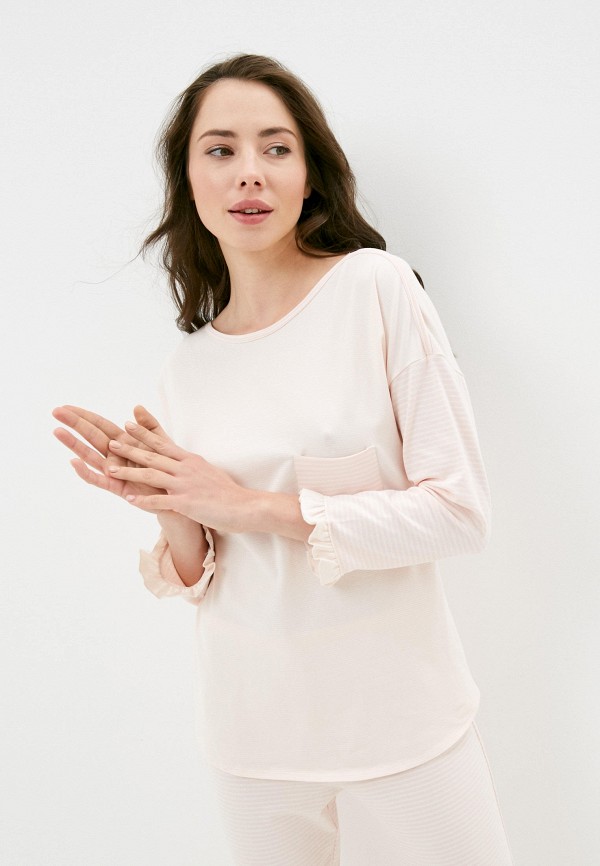 

Лонгслив домашний Intimissimi, Розовый, Soft Stripes